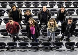 Nafarroako Bertsolari Txapelketako finalistak, Nafarroa Arenan.