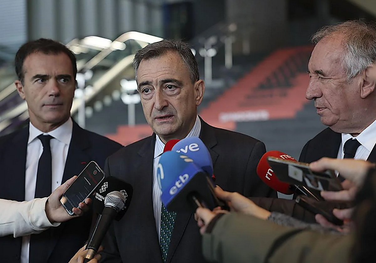 Aitor Esteban, este viernes durante la presentación del congreso del Partido Demócrata Europeo en el BEC.