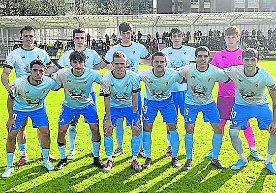 Once inicial en Portugalete, donde el empate se esfumó en el descuento.