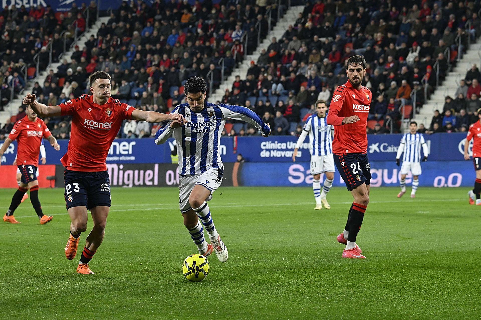 Las mejores imágenes del Osasuna - Real Sociedad