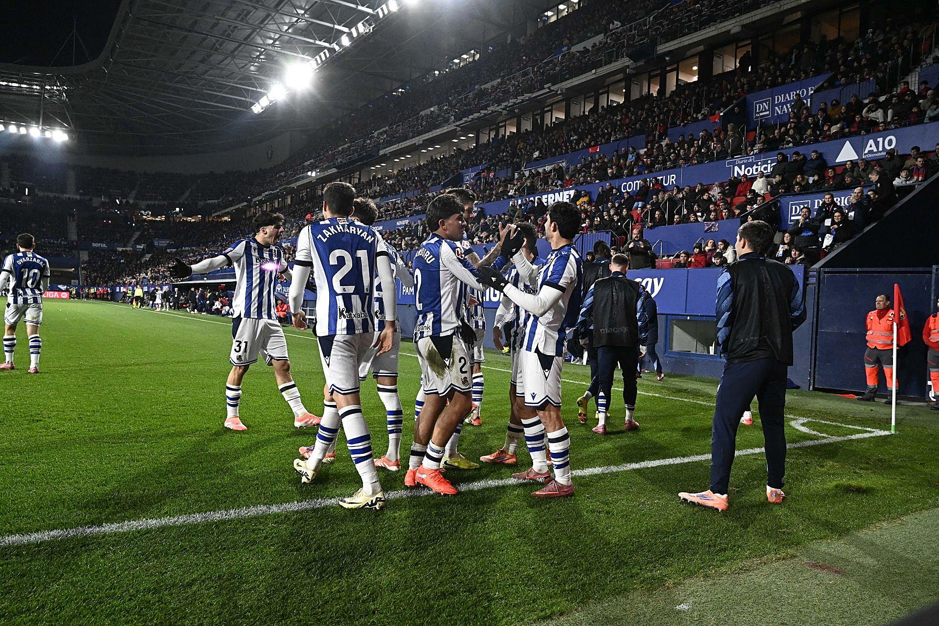 Las mejores imágenes del Osasuna - Real Sociedad