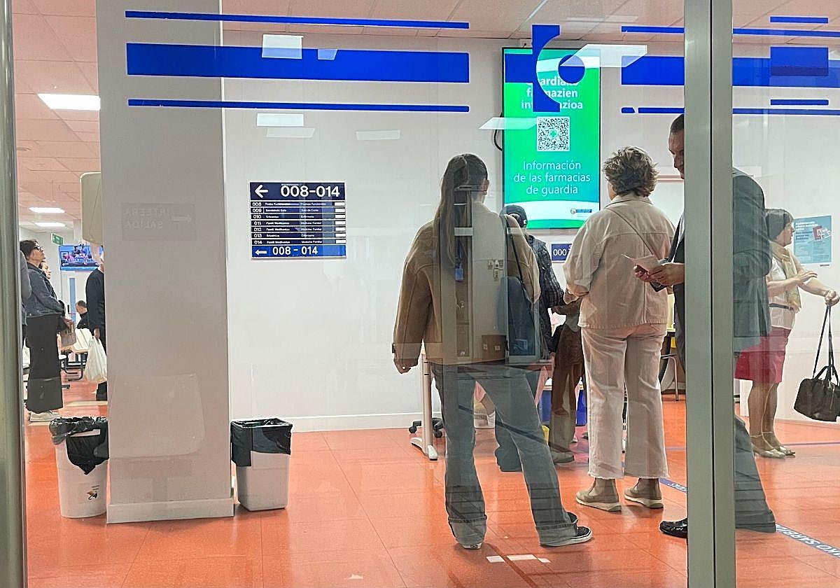 Imagen de archivo de un ambulatorio de Osakidetza.
