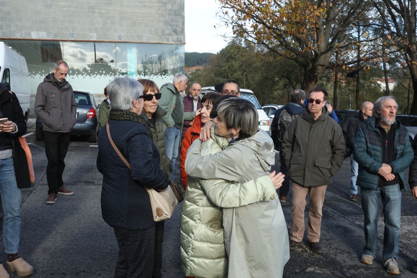 El homenaje a Zabalza en el cuartel de Intxaurrondo, en imágenes