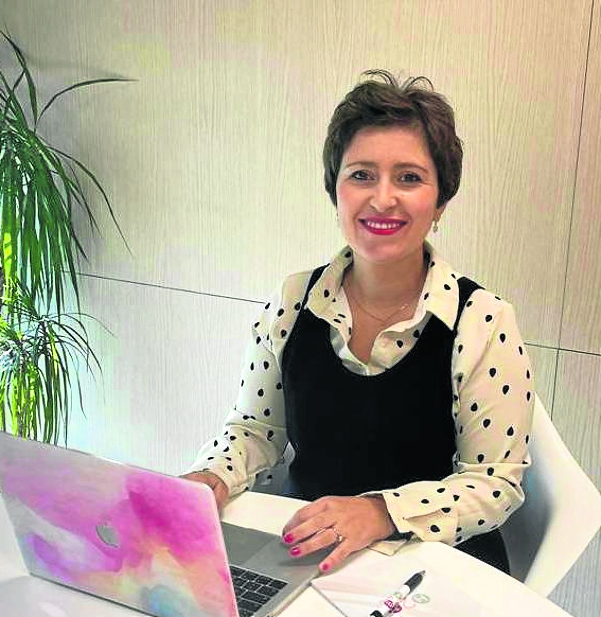 La responsable del departamento, Vanesa Hortas.