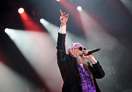 El Drogas, durante un directo.