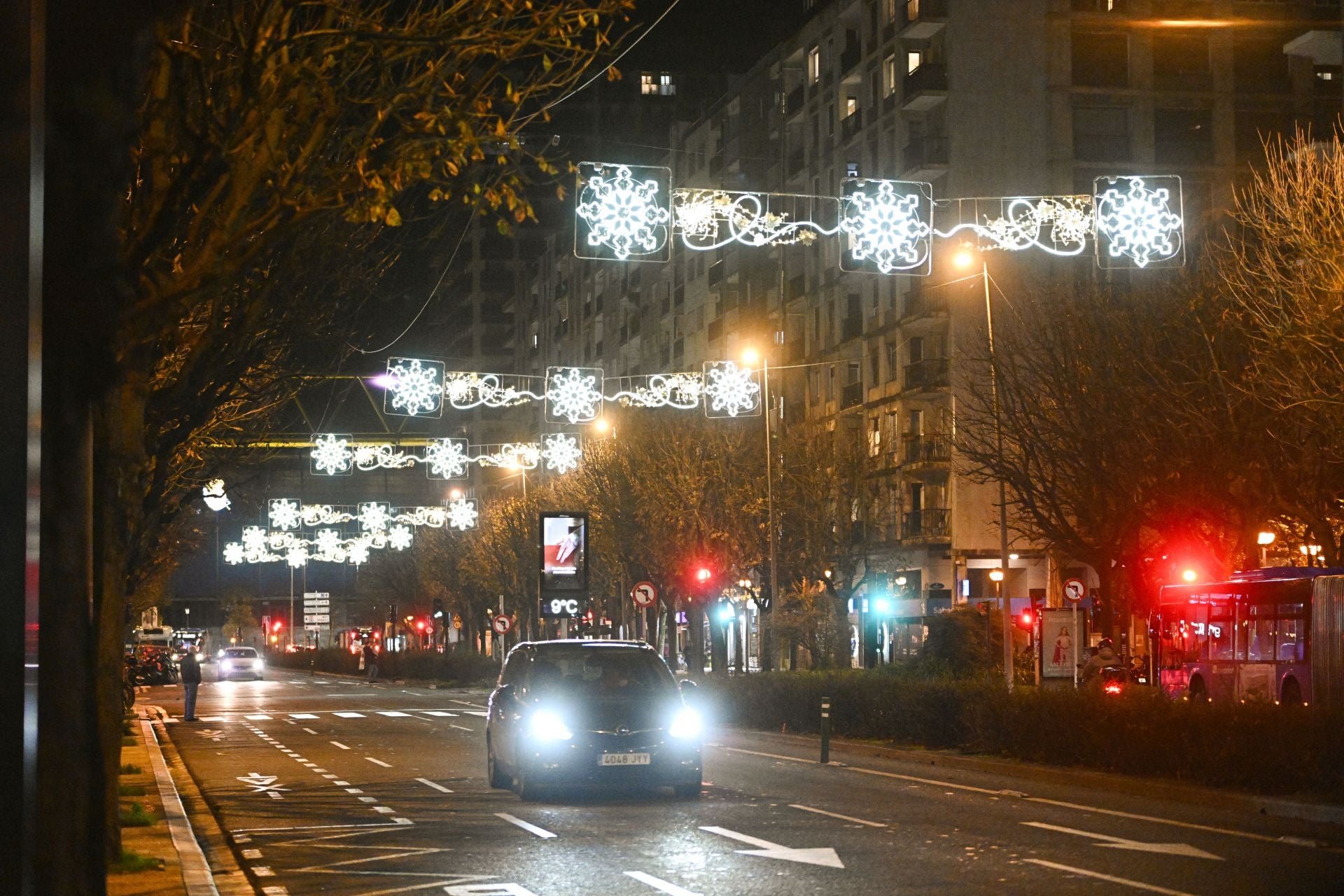 Se encienden las luces de Navidad en San Sebastián