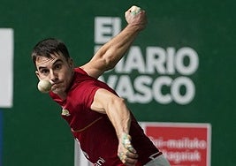 Ander Imaz juega este sábado en el Madalensoro de Oiartzun.