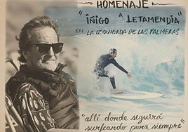 El homenaje al surfista donostiarra Iñigo Letamendia que se celebrará a cientos de kilómetros: «Será en su lugar preferido»