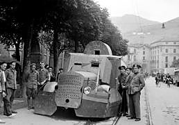 La guerra en Donostia, Oiartzun, Tolosa y Andoain