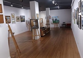 Trabajos expuestos en el Topaleku.