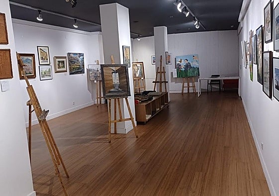 Trabajos expuestos en el Topaleku.