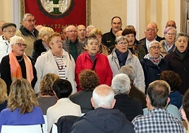 Bihar mezetan eta kontzertuan abestuko du koroak.