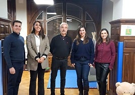 Imagen de la presentación del proyecto en 'Izpien Txokoa'. udala