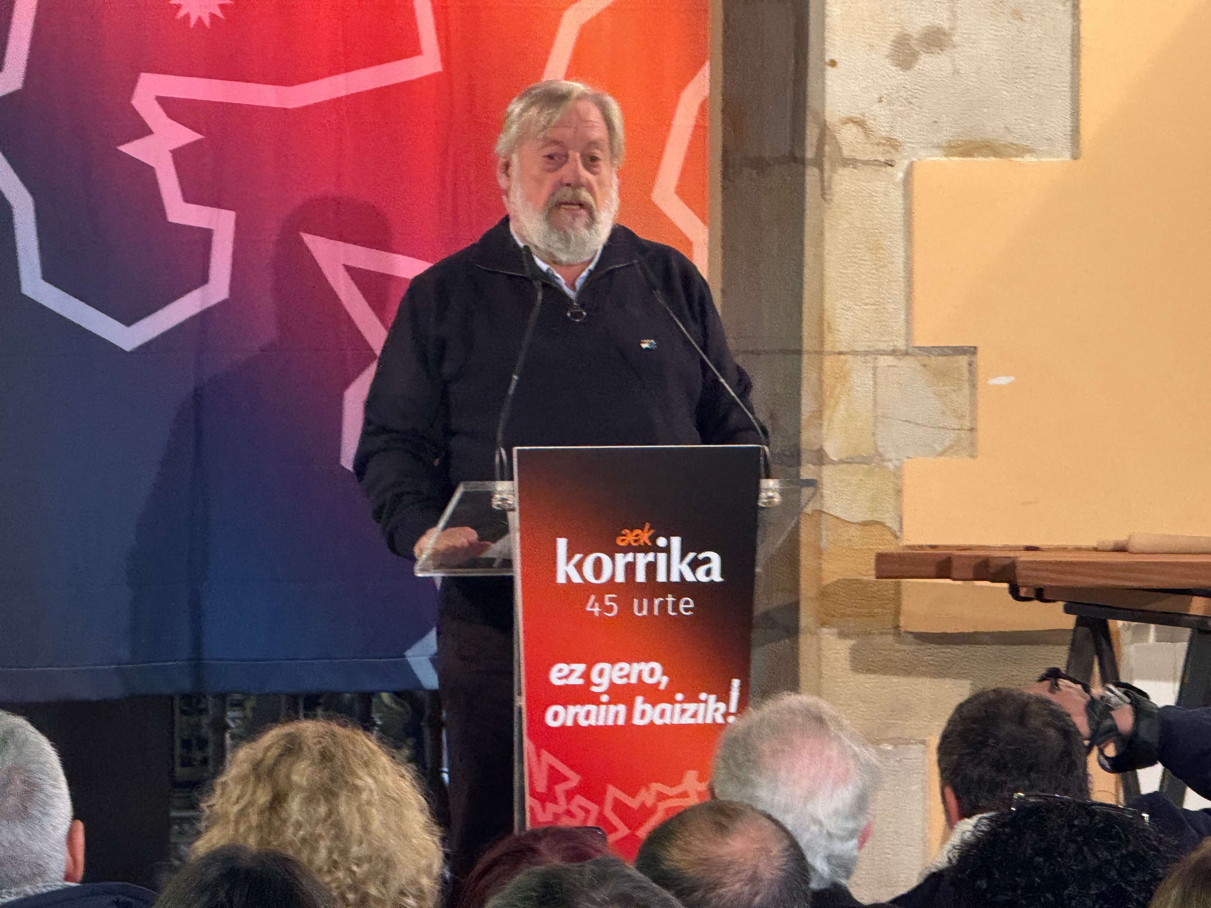 «Ez gero, orain baizik»: Korrikaren 45. urteurreneko omenaldia Oñatin