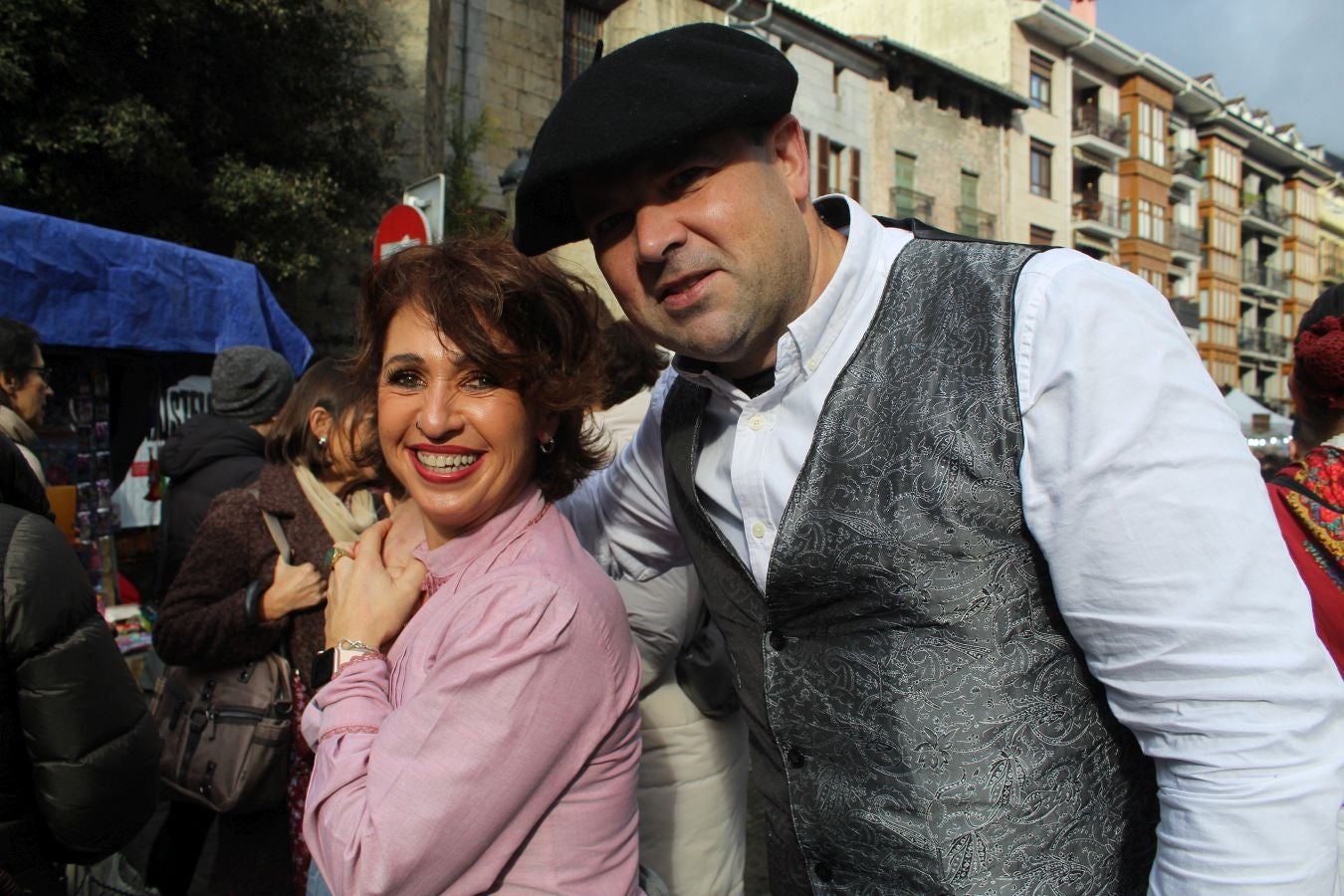 Bizi irudietan Azkoitiko San Andres jaia