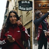 Fans del Arsenal descubren los restaurantes favoritos de Zubimendi y Merino en San Sebastián