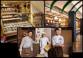 Tienda de Chocolates de Mendaro en San Sebastián, interior de El Almacén y Rafa Gorrotxategi en su museo.