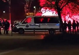 Incidentes este viernes en Intxaurrondo tras la instalación de una carpa de Vox en San Sebastián