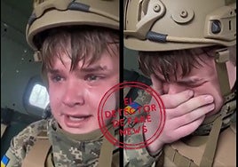 Dos imágenes del vídeo realizado con inteligencia artificial.