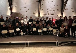 Protagonistas de la décima edición de la beca musical local.