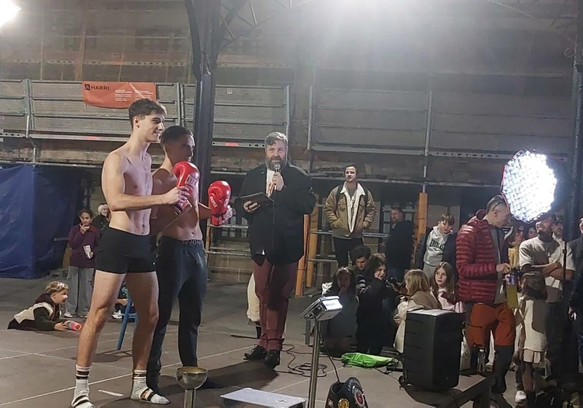 Fermín Barrenetxea, del Team Látigo, de Errenteria, campeón de Euskadi de la categoría de 90 kilos.