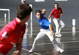 Pablo Aldaz, en un partido del Torneo Bankoa ABANCA-DV.