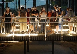 Visita con realidad virtual a las termas de Oiasso.