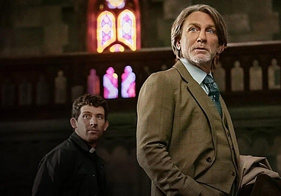 Josh O'Connor y Daniel Craig, en la película.