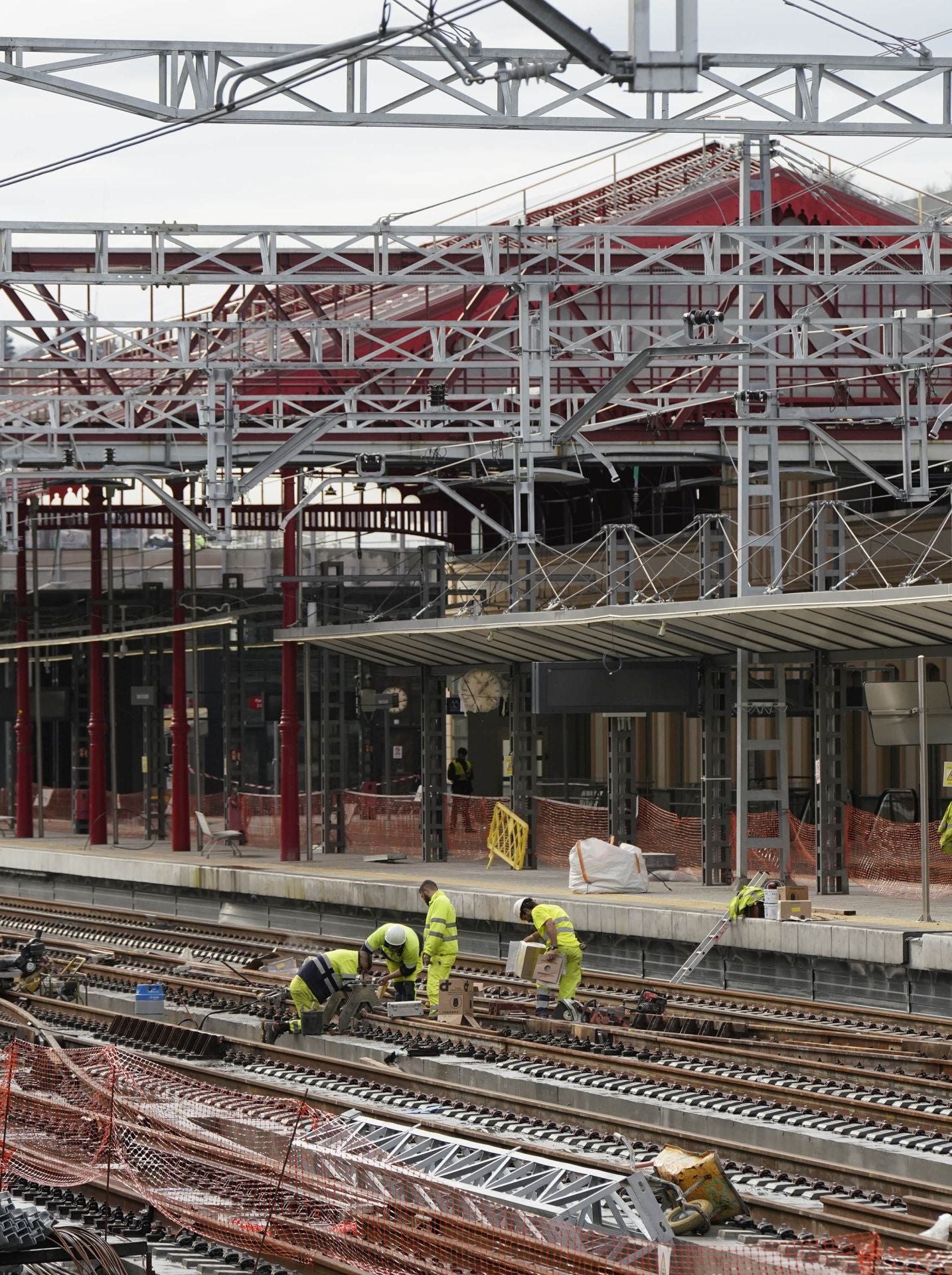 Las obras para poder recibir el TAV en Atotxa, a punto