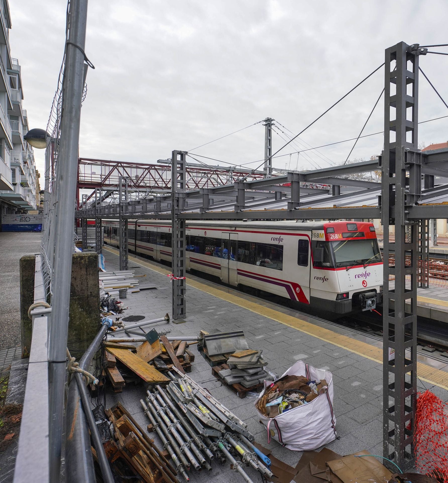 Las obras para poder recibir el TAV en Atotxa, a punto