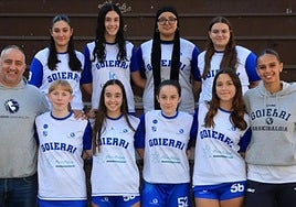 Equipo cadete femenino de baloncesto Goierri Buen Bokado.
