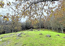 Los monumentos megalitos de Mulisko gaina ofrecen unas bellas estampas en cualquier época del año.