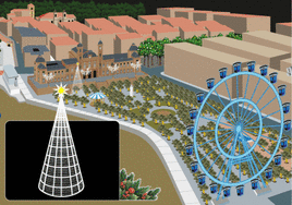 Las luces que iluminan la Navidad