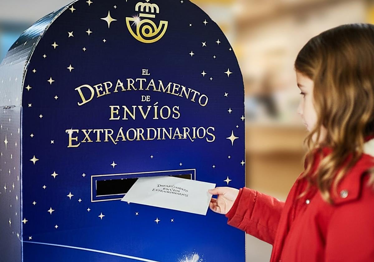 El 'buzón mágico' de Correos, situado en las oficinas de Legazpi, Donostia, Hernani, Lasarte, Tolosa y Azpeitia.
