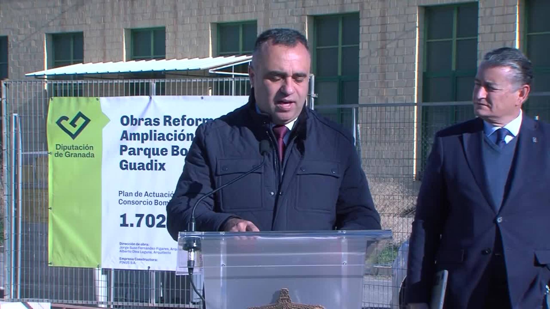 Comienzan las obras del Parque de Bomberos de Guadix, con una inversión provincial de 1,7M€