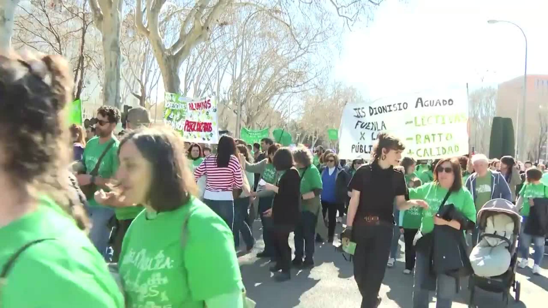Miles de personas marchan en Madrid en la manifestación por la ...