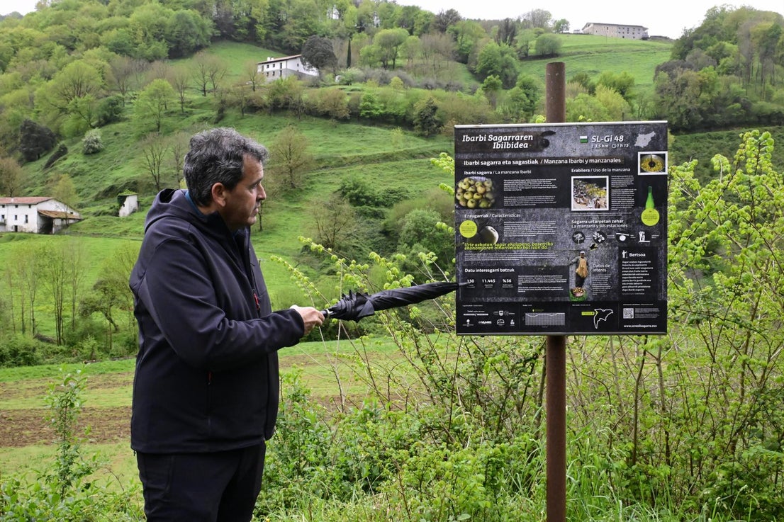 Los manzanos florecen en Errezil