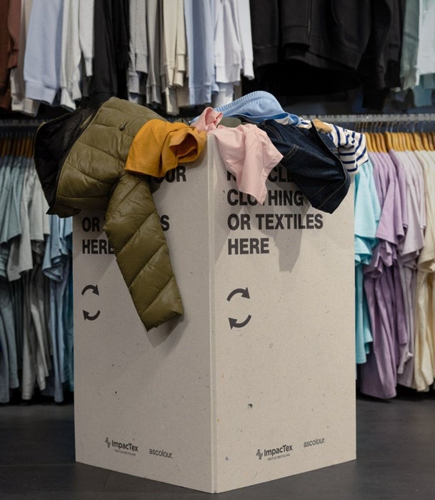 Ropa para donar.