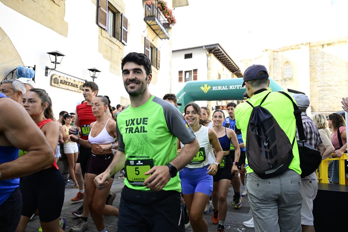 La solidaridad recorre los senderos de Usurbil en la VI Uxue Trail