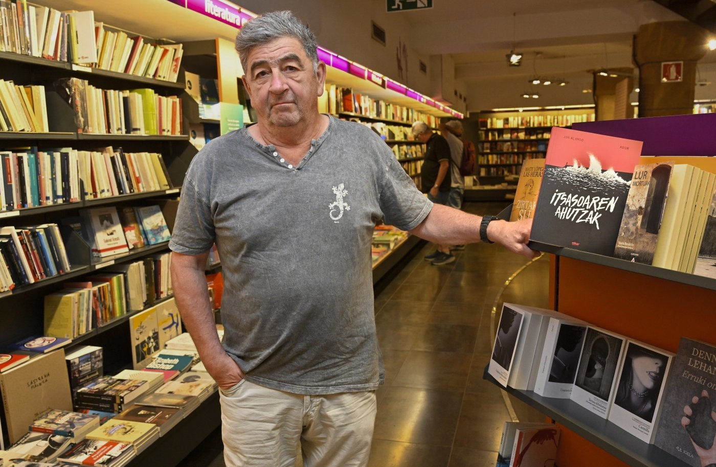 Jon Alonso, atzo Donostian