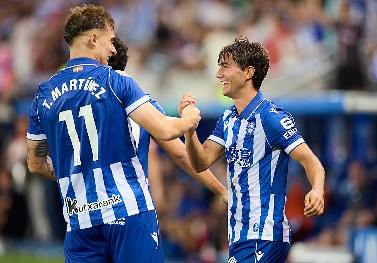 Mikel Rodríguez marca un golazo con el Alavés