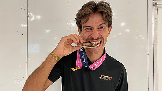 Andoni Calbano: de camarero a medallista en el europeo