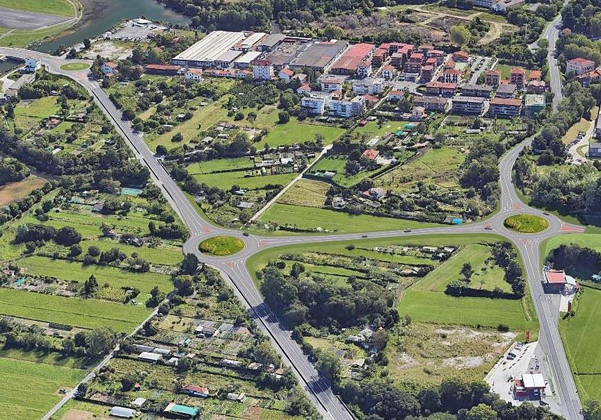 El nuevo acceso a Hondarribia choca con un proyecto ambiental de la propia Diputación