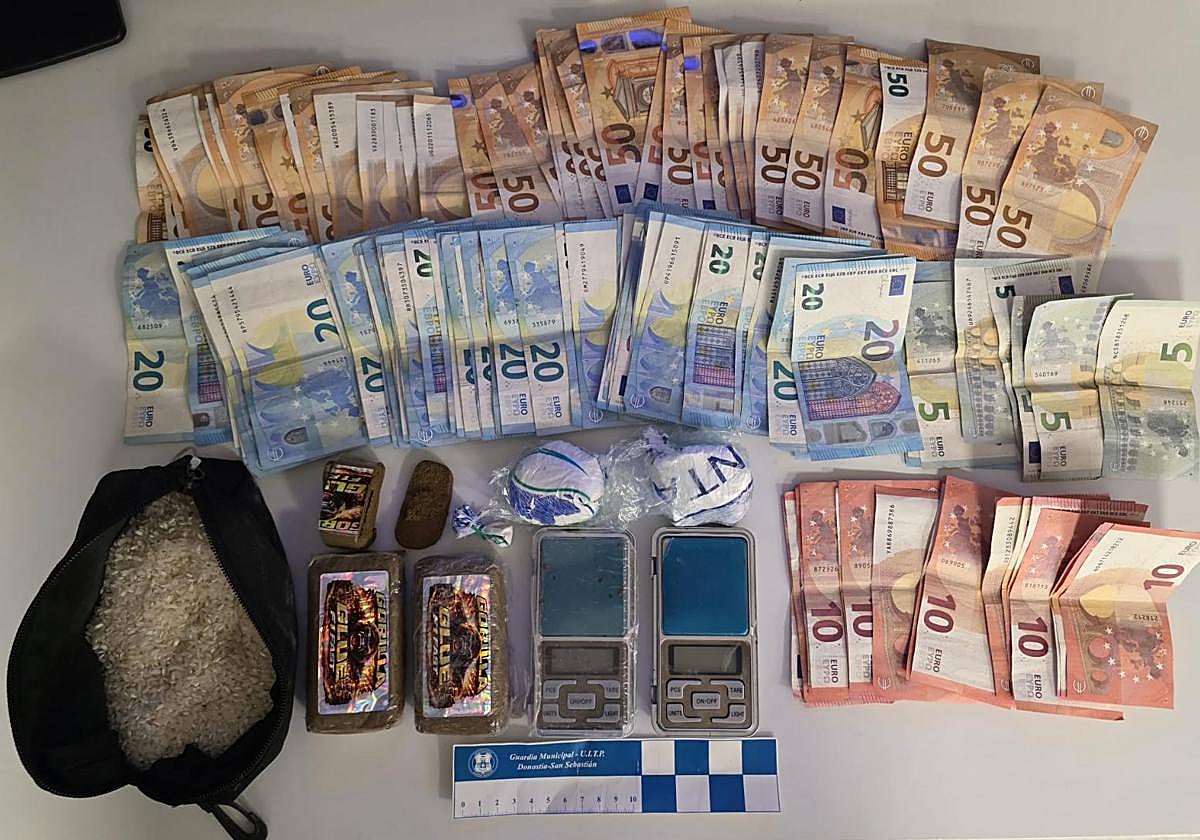 Detenido en Donostia tras ser sorprendido empaquetando droga dentro de un local