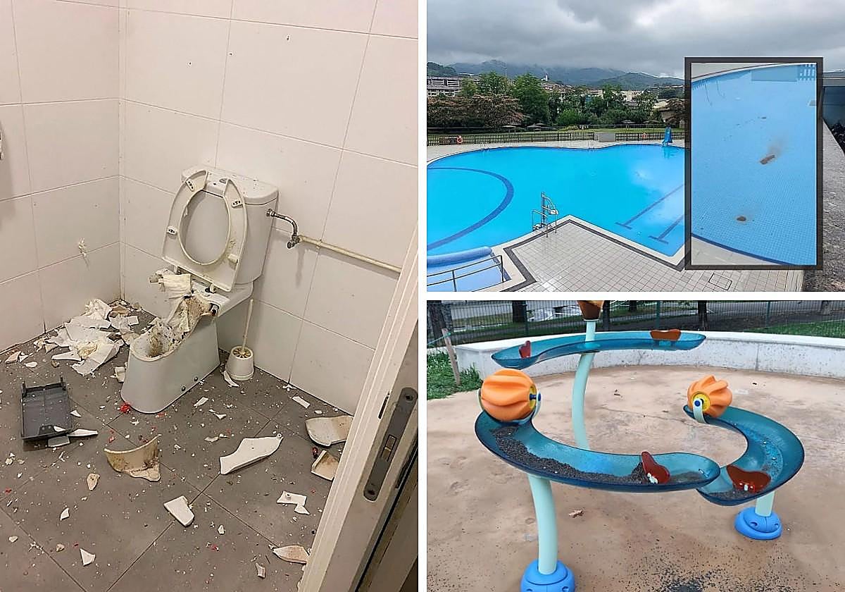 Alcaldes de Gipuzkoa claman por los actos vandálicos en piscinas y parques