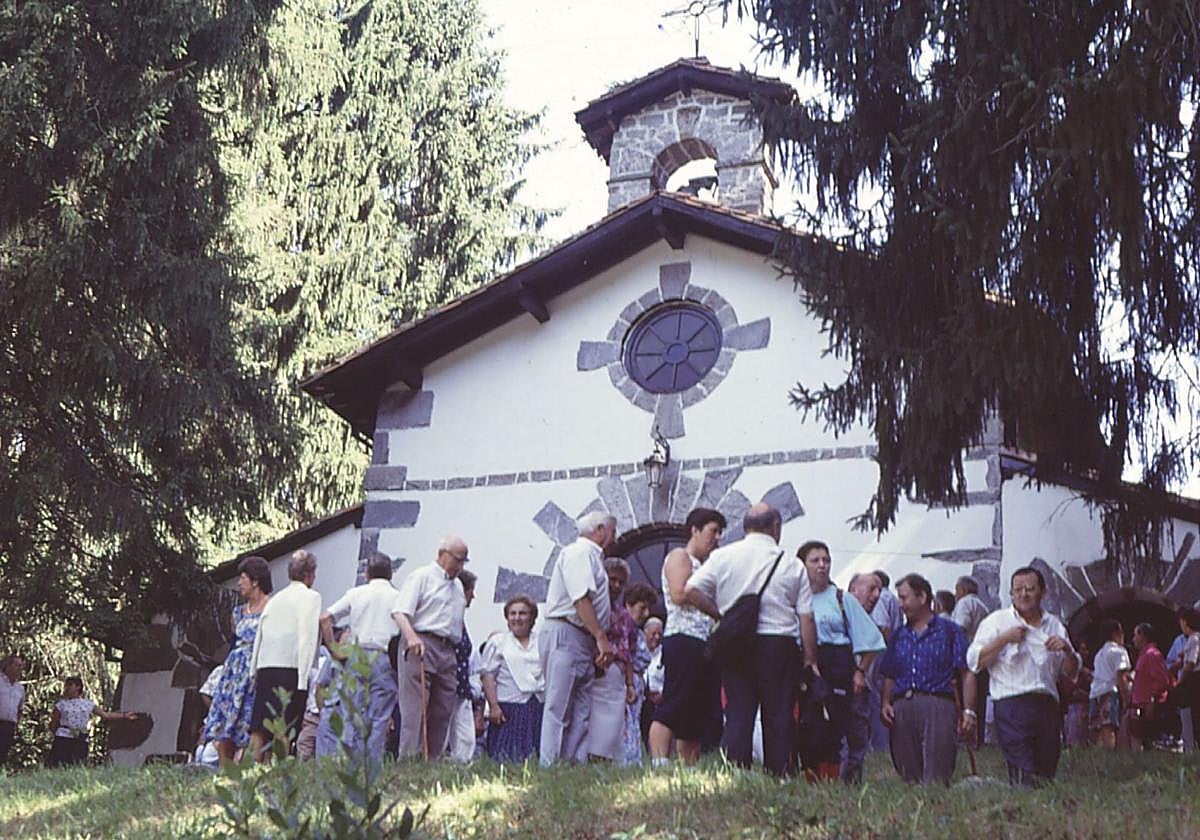 El poblado que revive en Artikutza el día de San Agustín