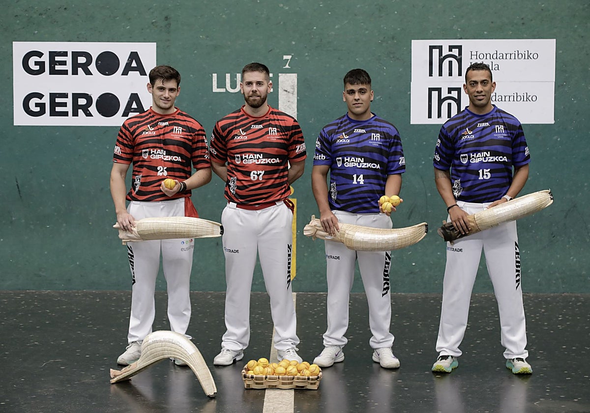 Txanika busca coronarse en casa en la final del Grand Slam de cesta punta de mañana