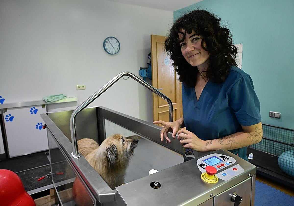 «Las mascotas, igual que los humanos, también necesitan fisios»
