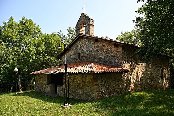 San Lorente ermitan murgiltzen