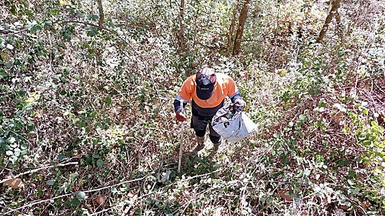 2.500 kilos de basura recogida en una semana en los ríos